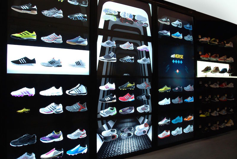 Adidas Virtual Footwear Wall